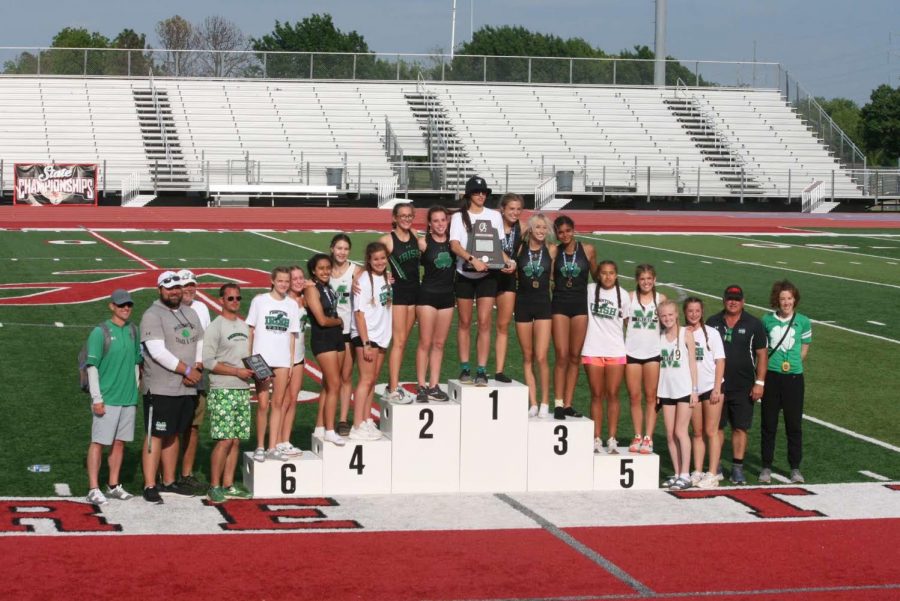 Girls Varsity Track takes second at state