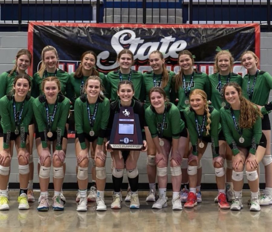 Volleyball finishes 2nd in state