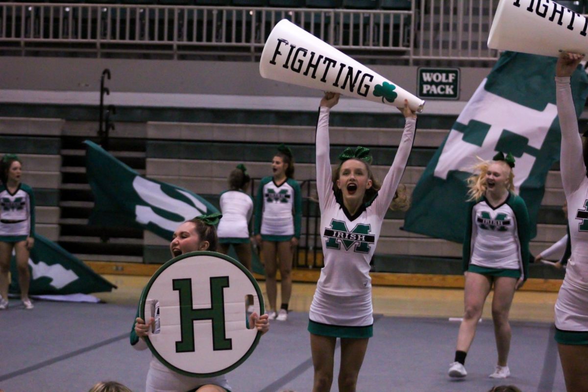 Sophomore Josie Weaver performs at state showing. The 2022 showing was held at Edmonds Santa Fe High School. Photo taken by Abby Edwards.
