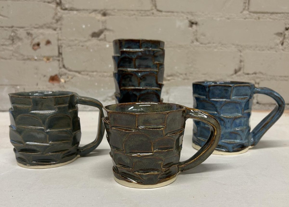 Pictured is a sample of Savuto's work with ceramics