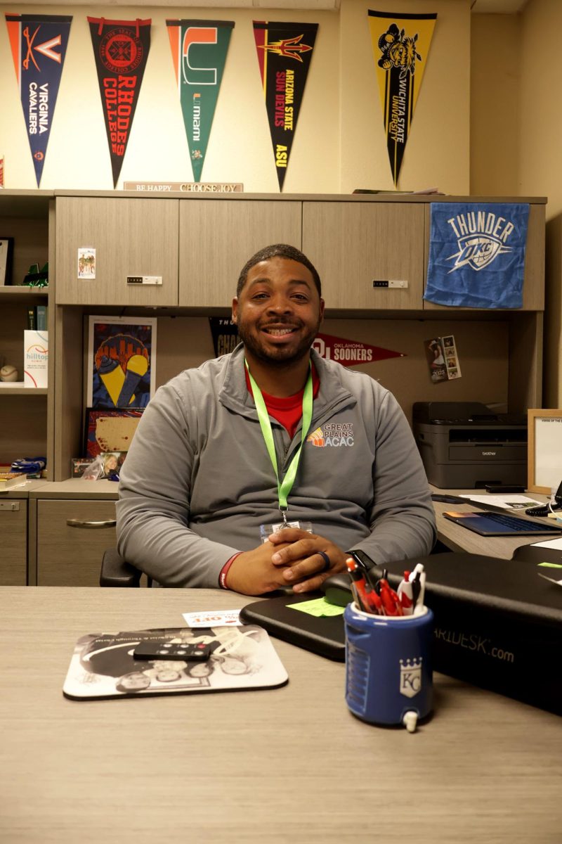 Senior Counselor Jerome Bennett smiles for a photo. 
